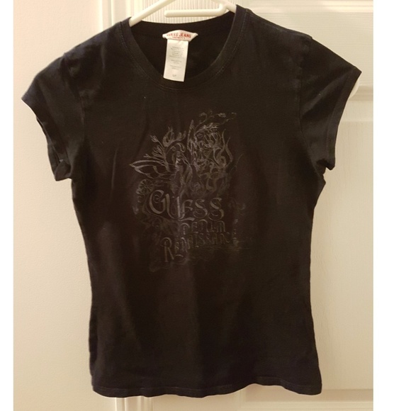 Guess black fairy tshirt S